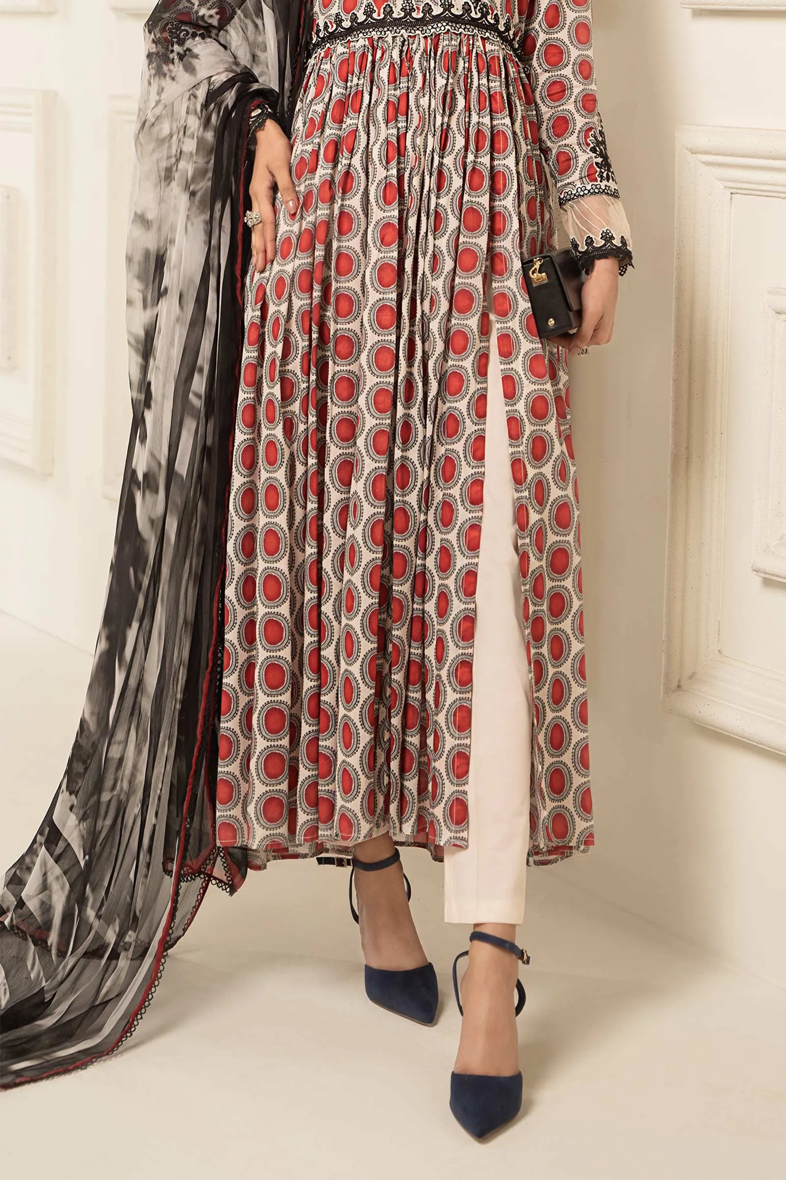 3 Piece Printed Lawn Suit | DW-EF24-51