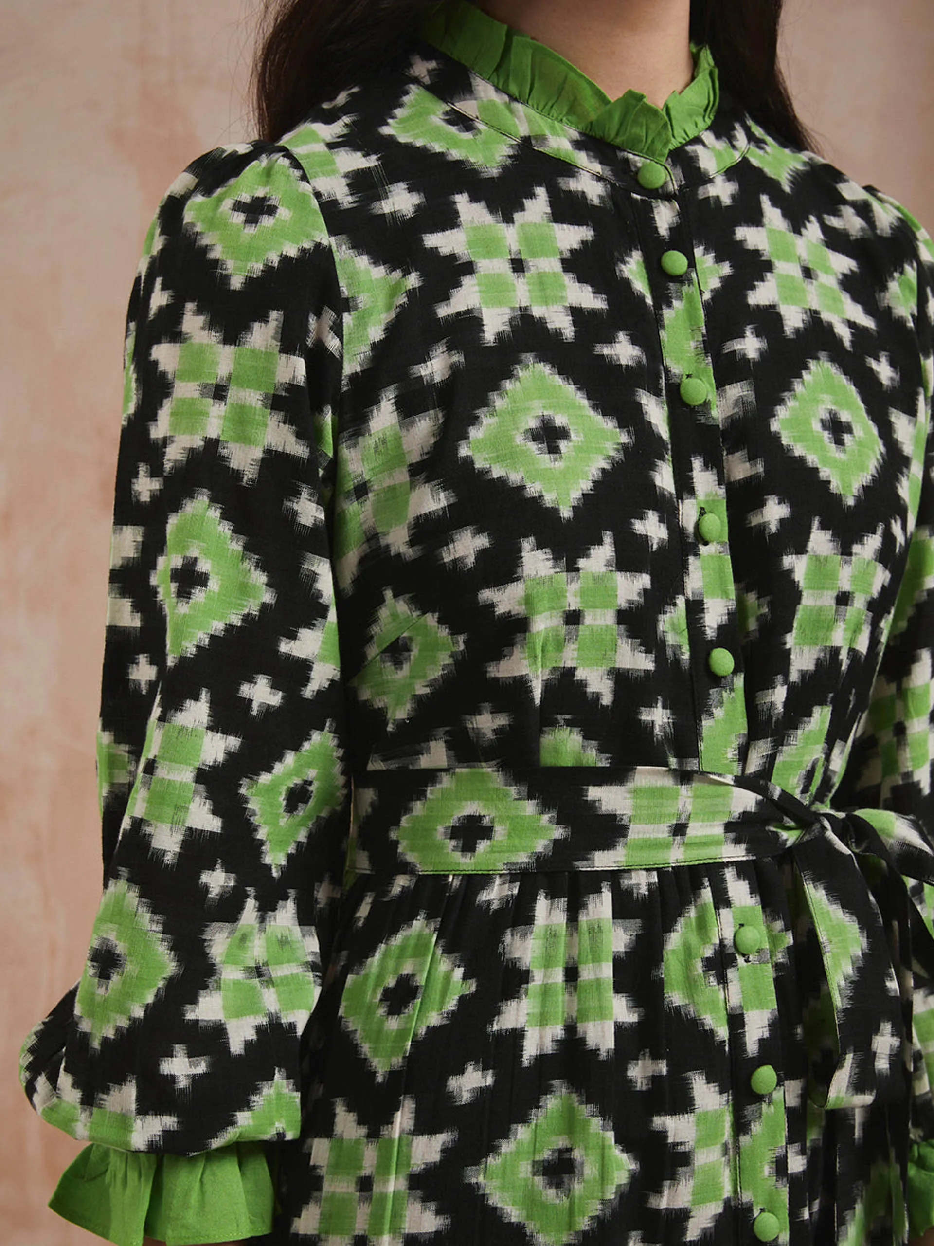 Apple ikat Tilly dress