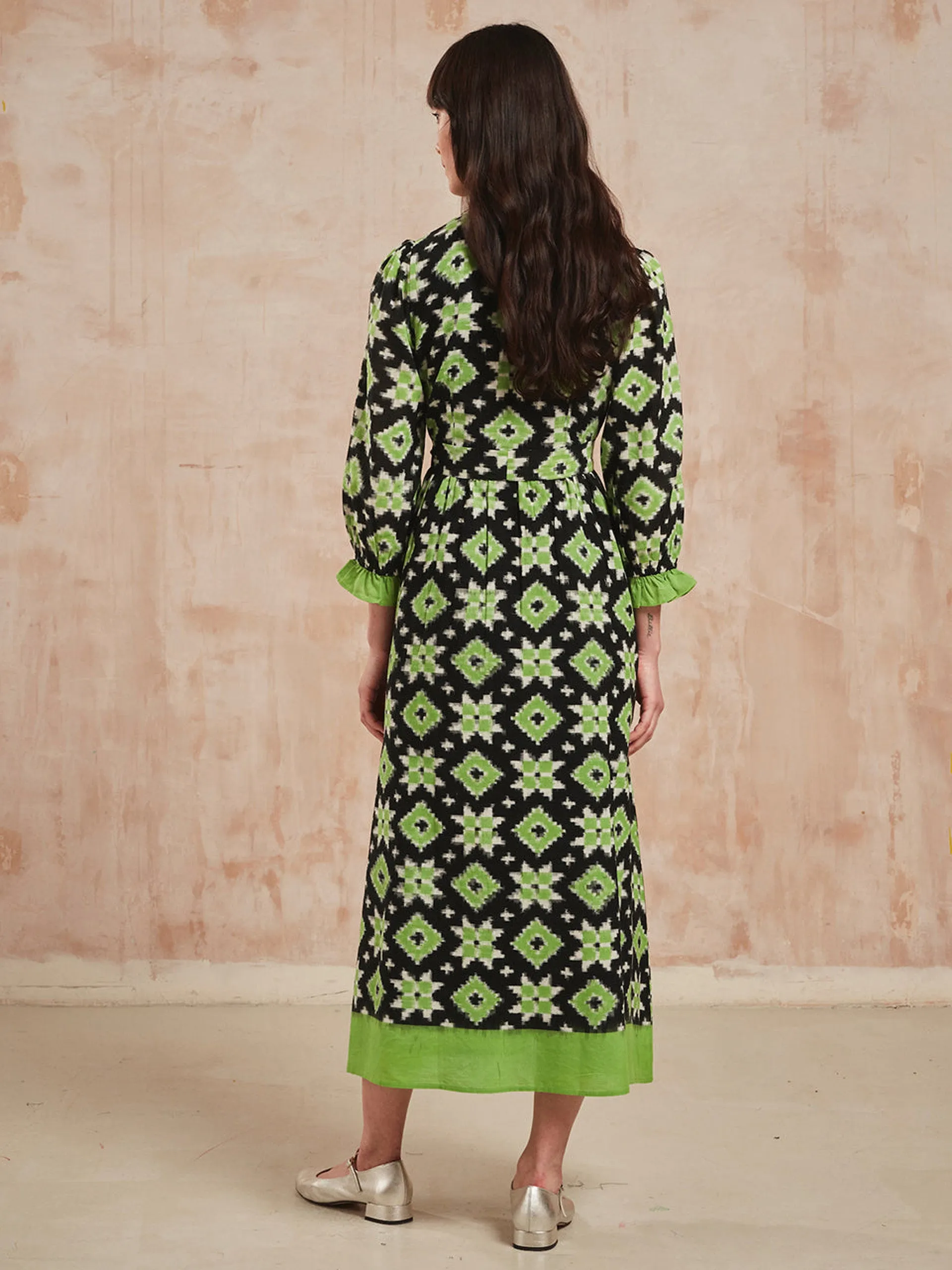 Apple ikat Tilly dress