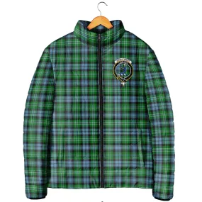 Arbuthnot Ancient Tartan Padded Jacket with Family Crest