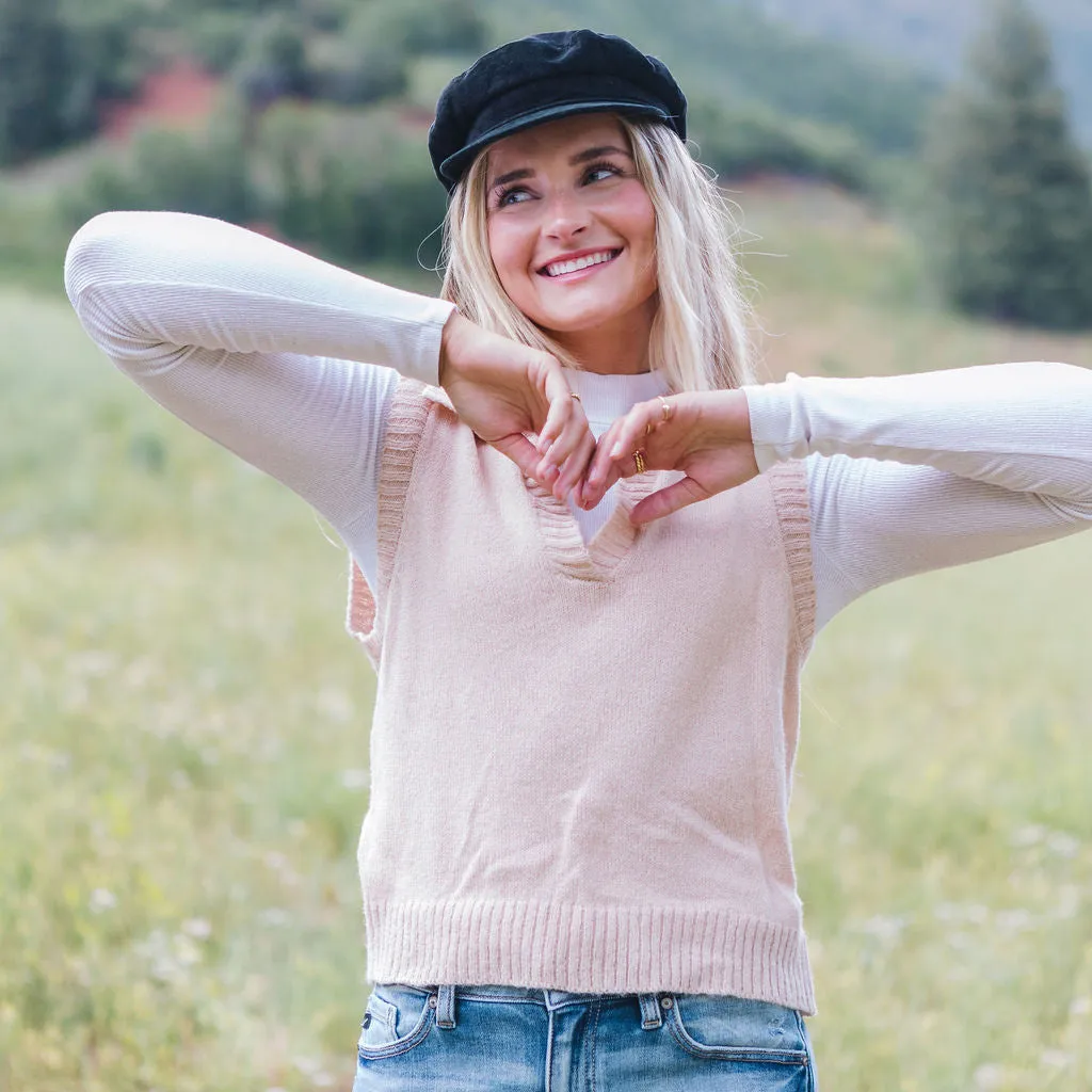 Atwood Sweater Vest // Powder White