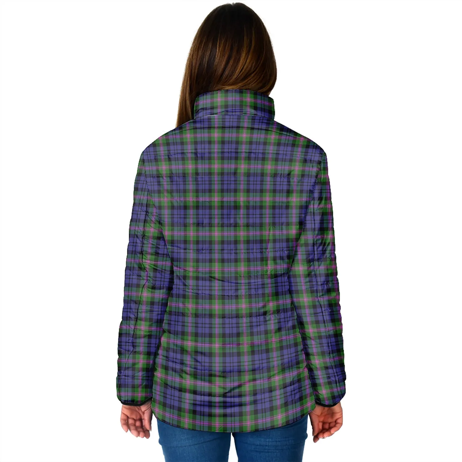 Baird Modern Tartan Padded Jacket with Family Crest