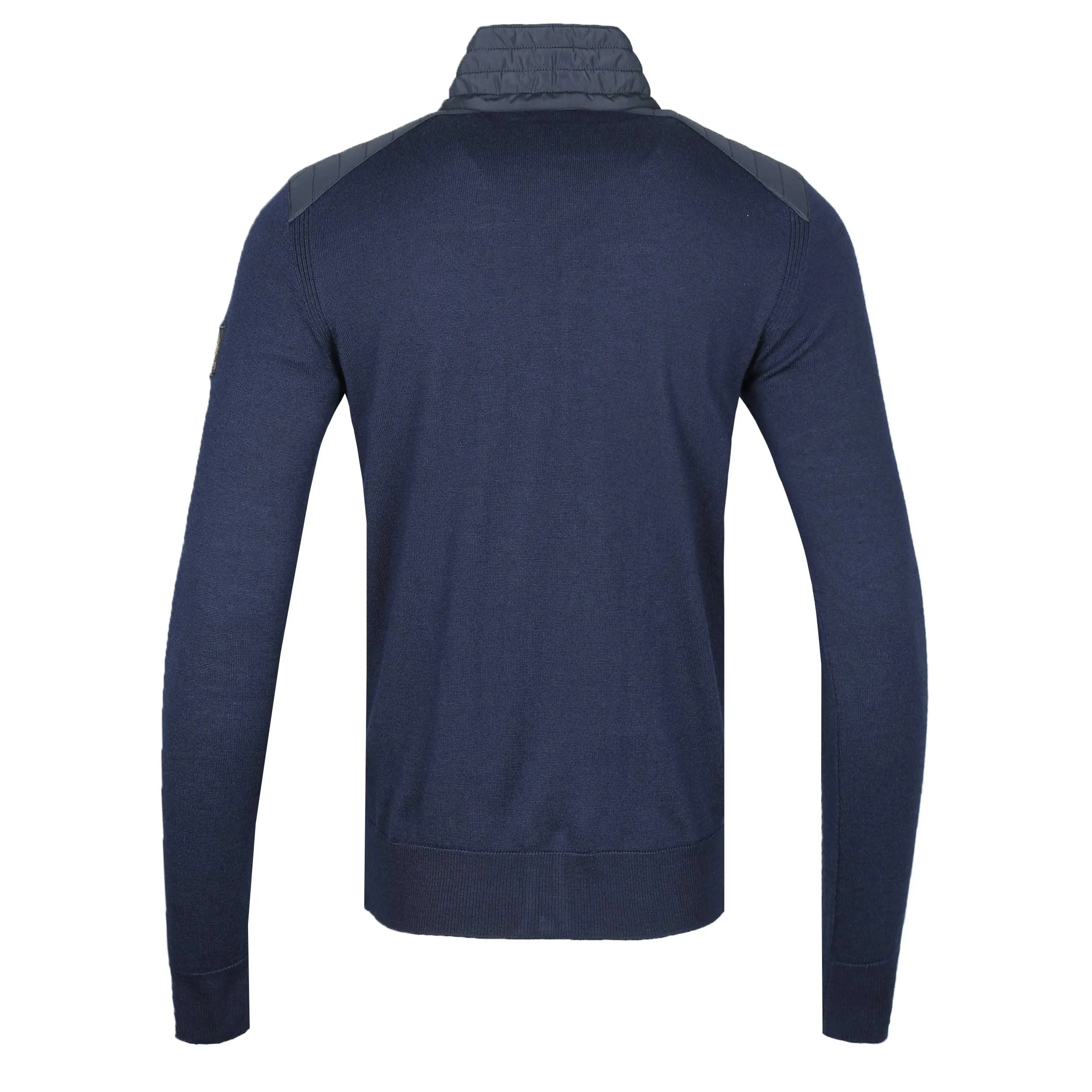 Belstaff Kelby Zip Cardigan in Washed Navy