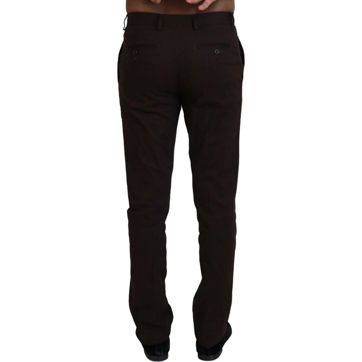 BENCIVENGA Elegant Brown Cotton Blend Trousers