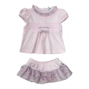 blues baby - Pink 2 piece set, top and pants