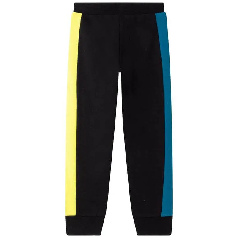 Boys Blue / Yellow Stripe Joggers