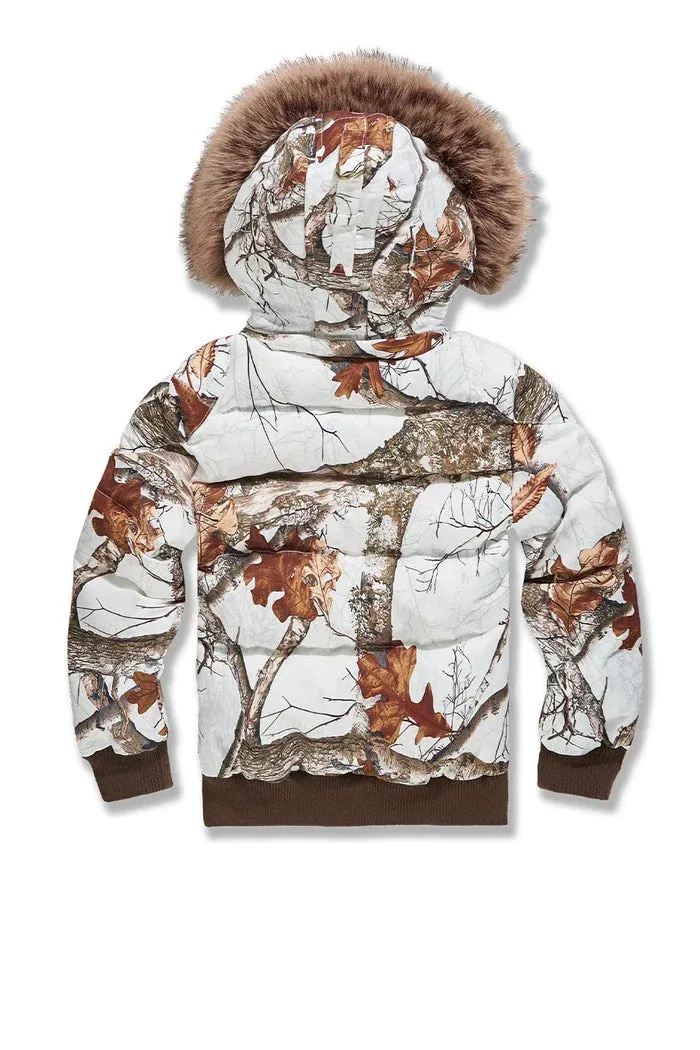 Boys Bomber Jacket (Snow Camo) - 91630CBSC