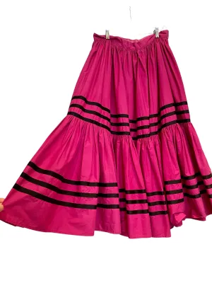 Bright Pink Ribbon Skirt by Adrienne Vittadini