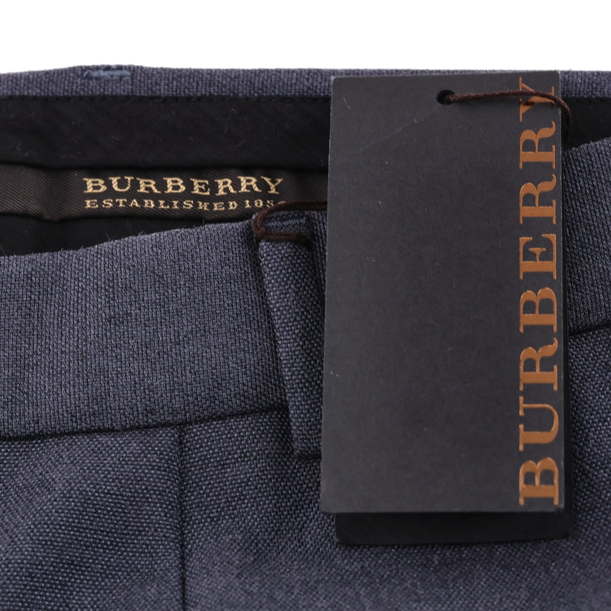 Burberry Silk & Mohair Tailored Trousers. Size 50IT