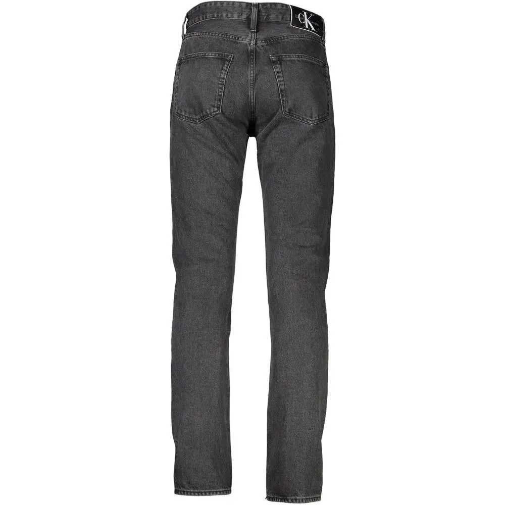 Calvin Klein Gray Cotton Jeans & Pant