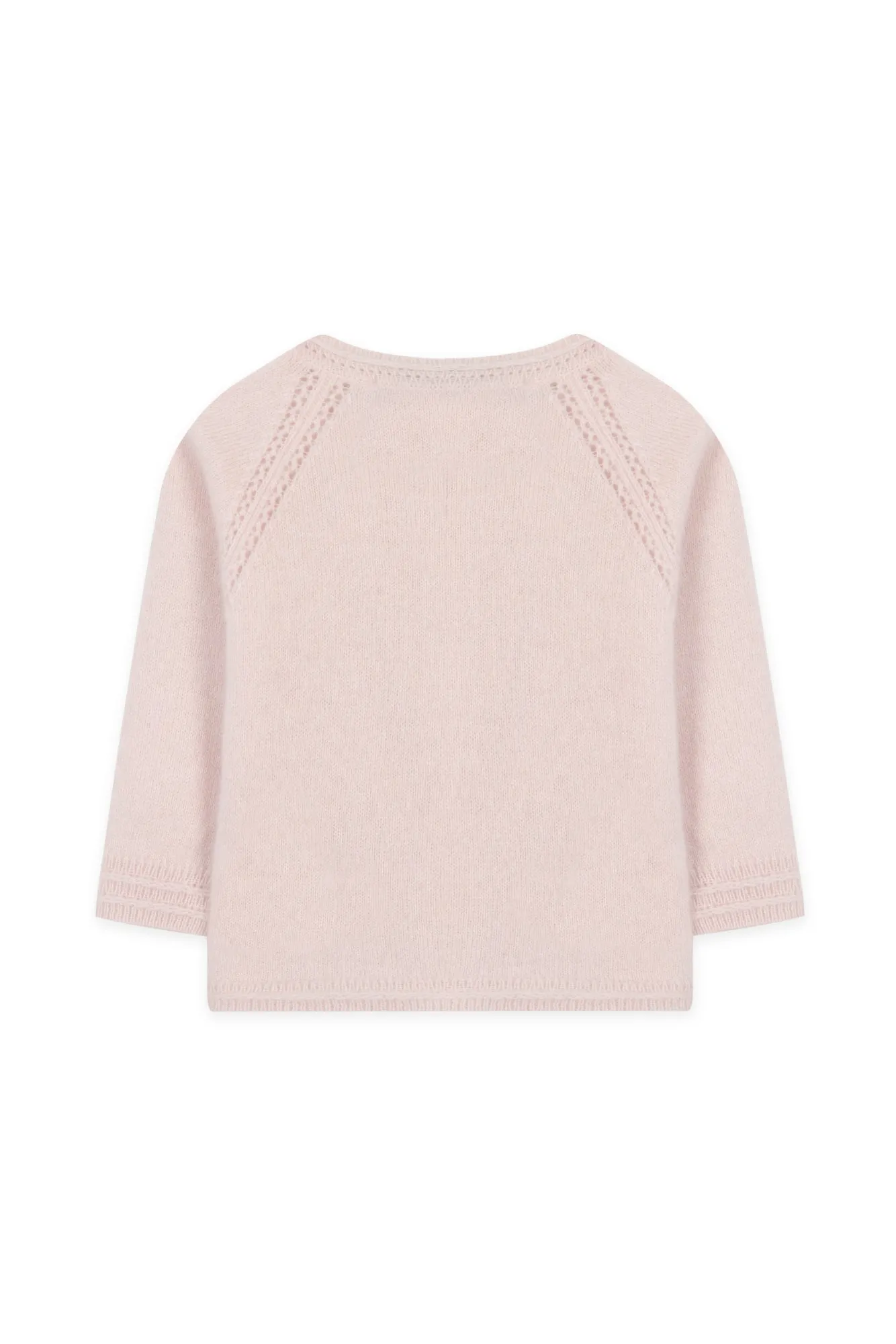 Cardigan - Rose pâle cachemire