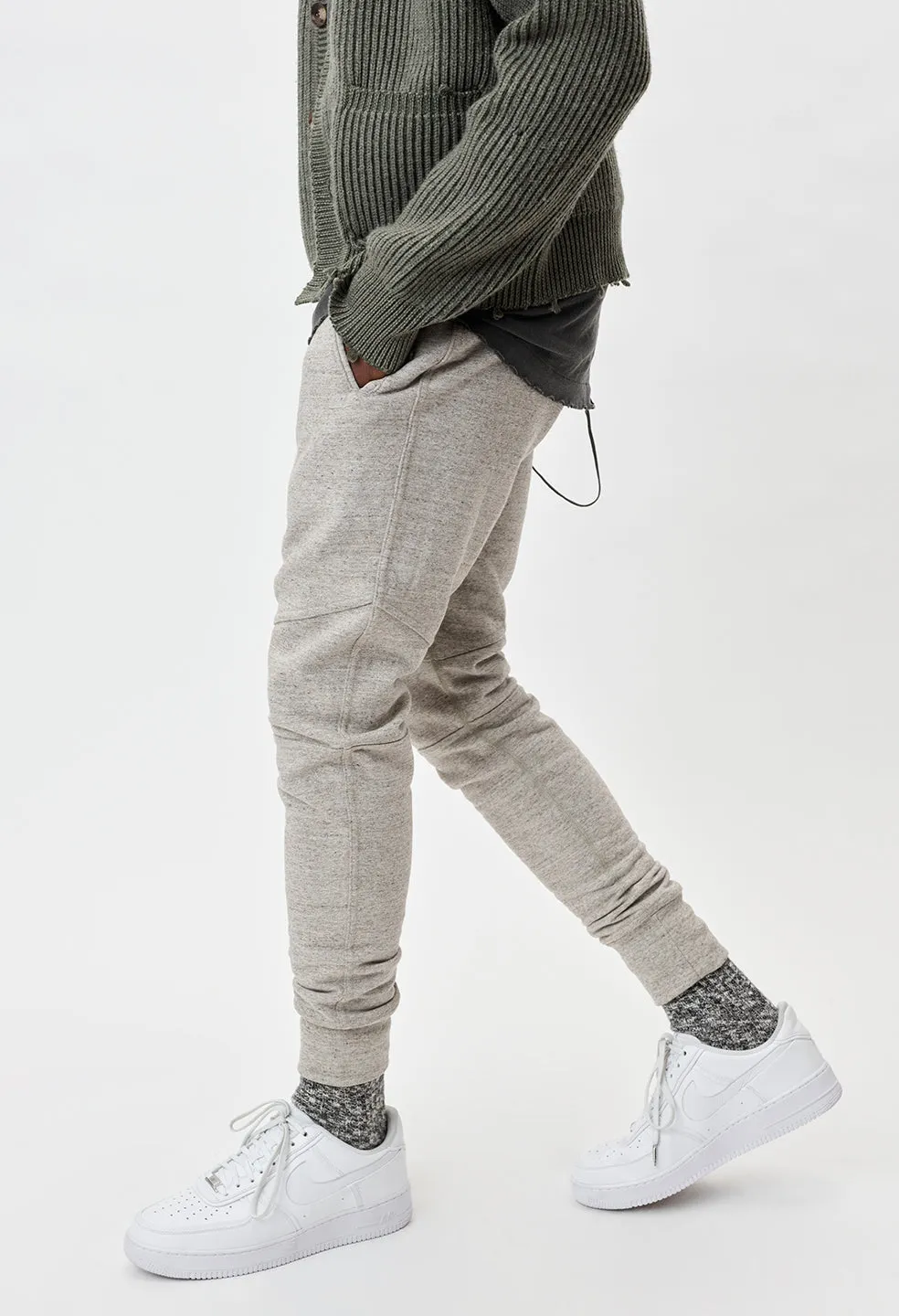 Cashmere Fleece Escobar Sweatpants / Heather Oatmeal