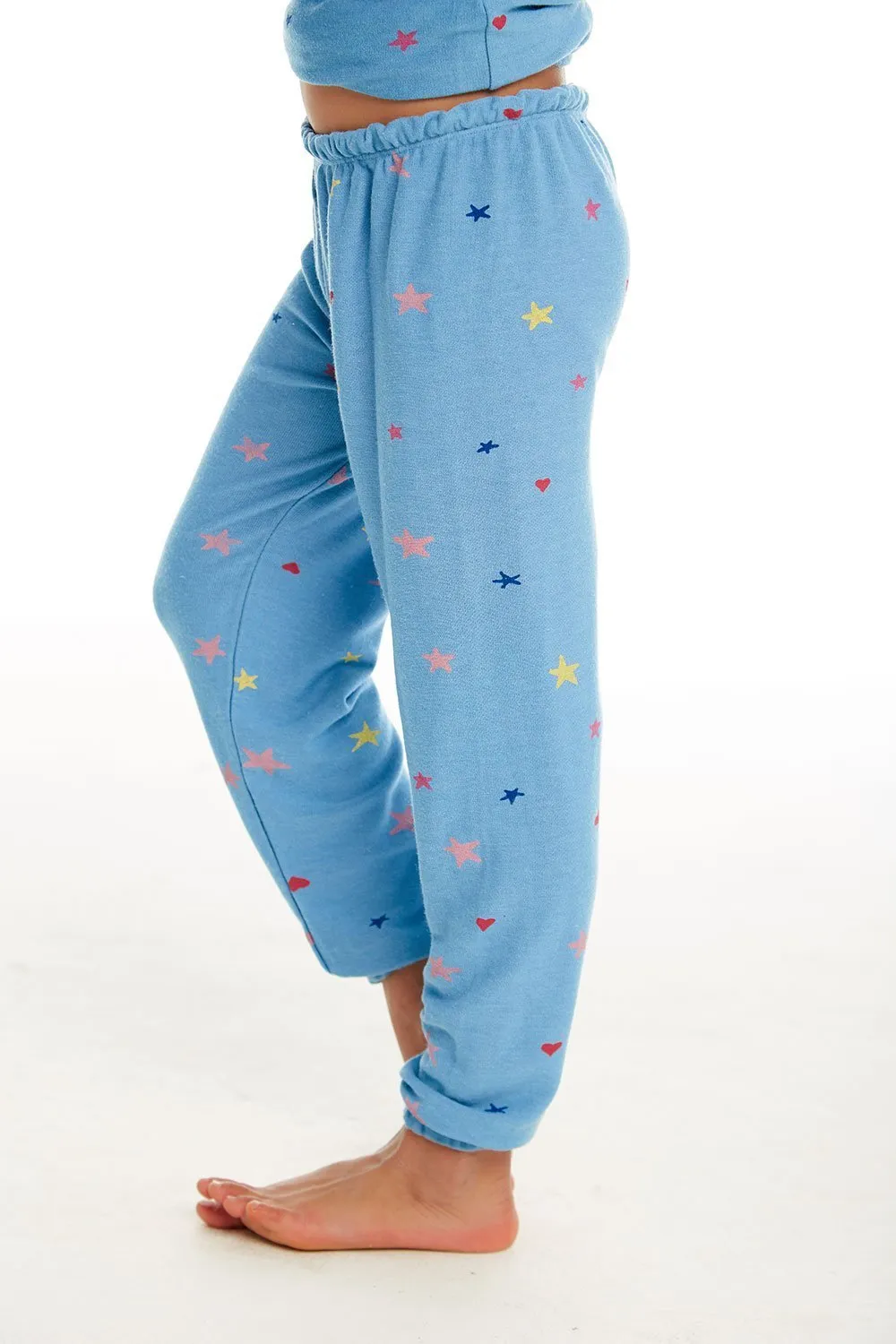 CHASER KIDS - Girls Lounge Pant "Hearts & Stars"