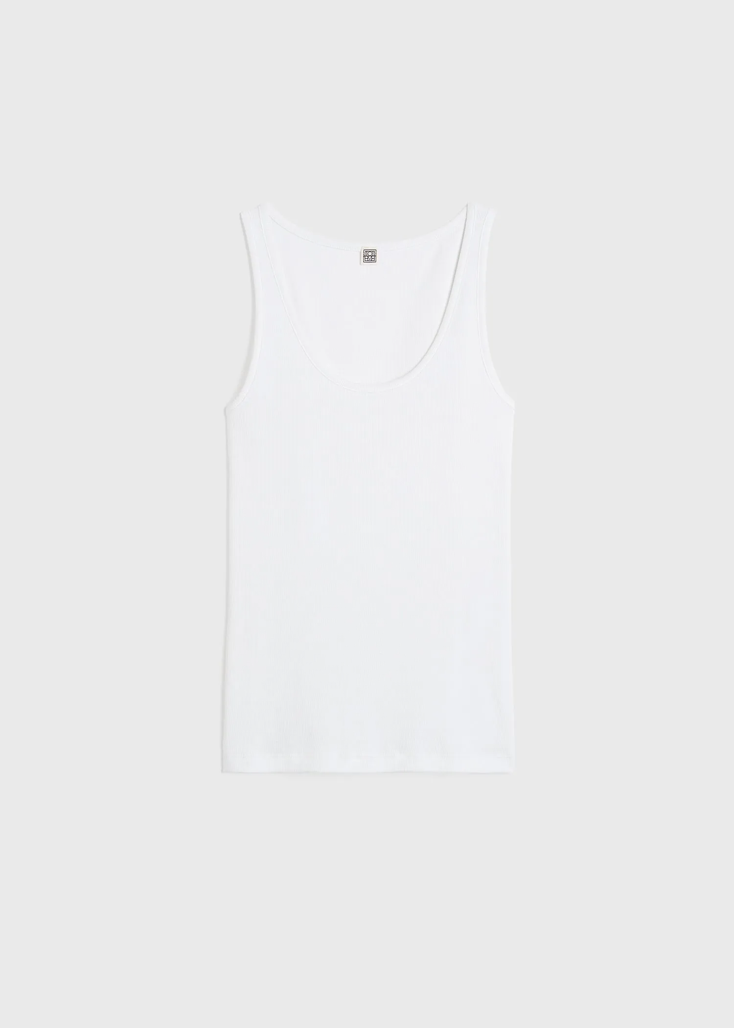 Classic rib tank white