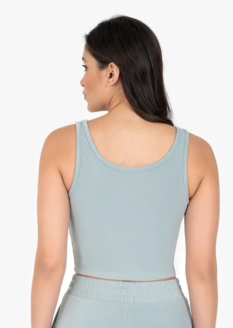 Cloudsoft Rib Lounge Tank Sage