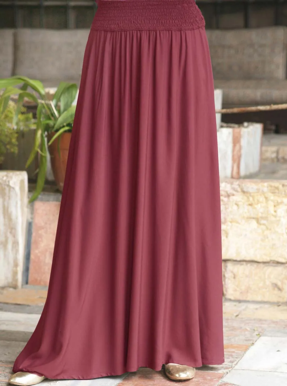 Comfort Fit Maxi Skirt