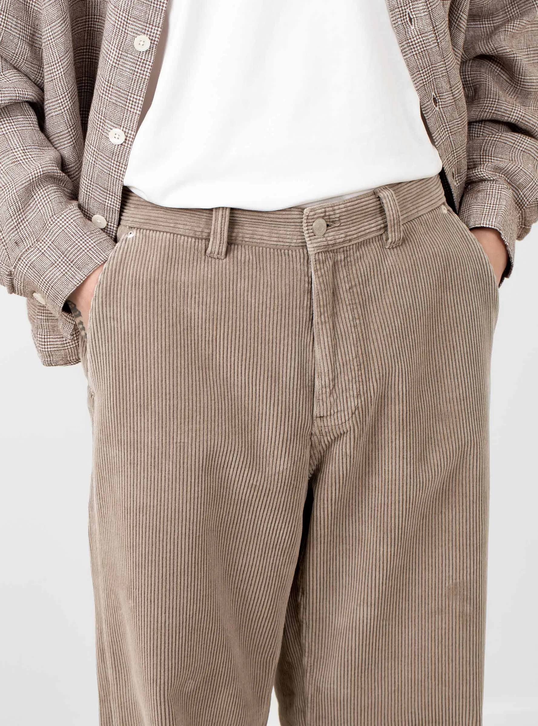 Cord Trousers Dusty Brown