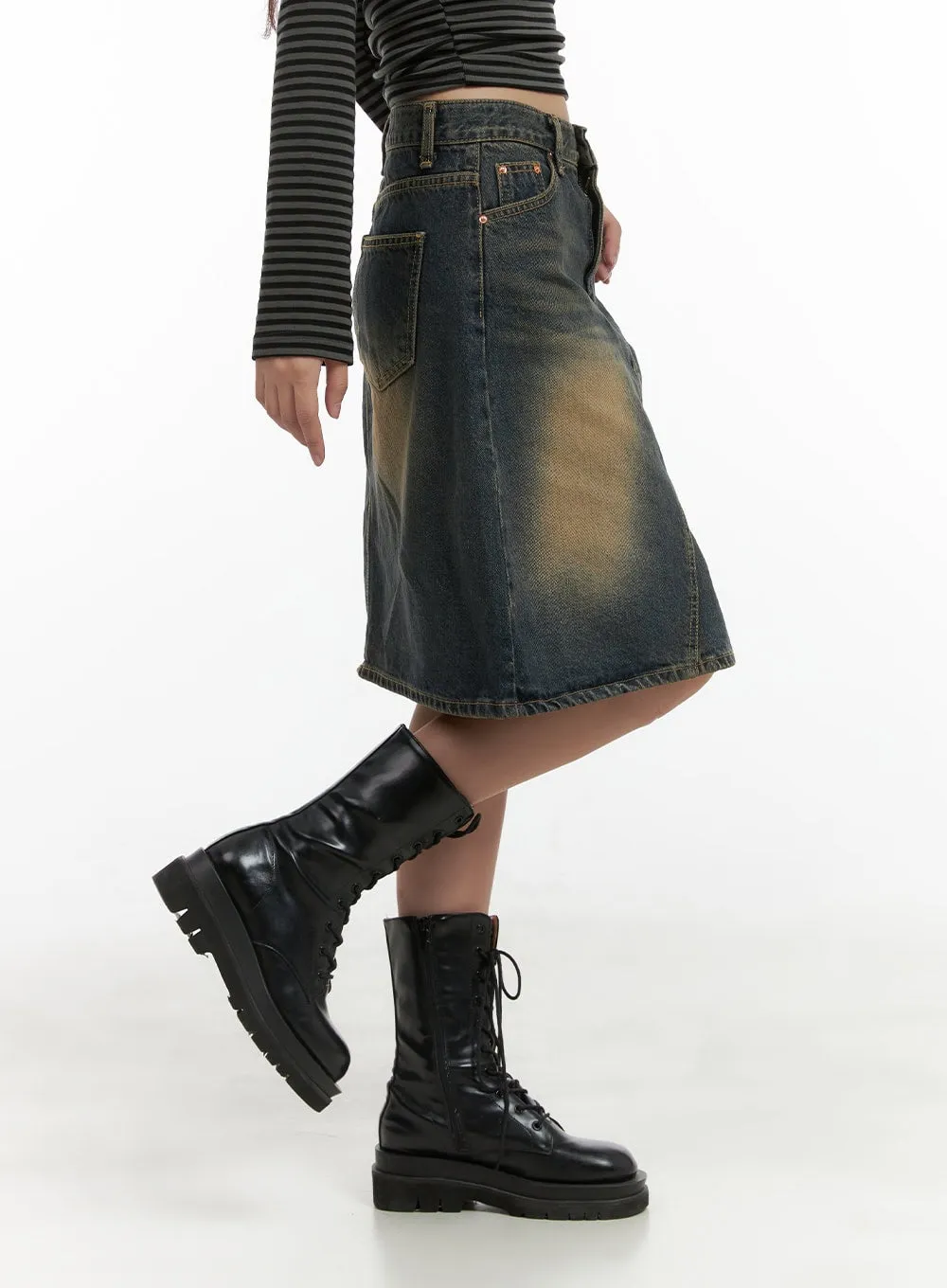 Denim Dream Midi Skirt CG423