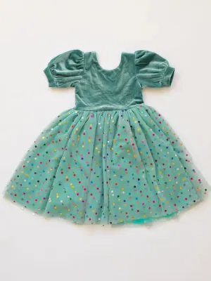 Diana Dress in Minty Confetti