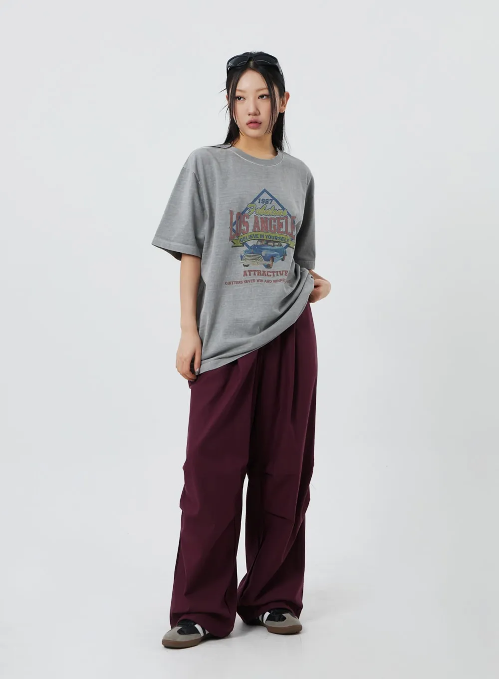 Drawstring Baggy Pants Unisex CF324