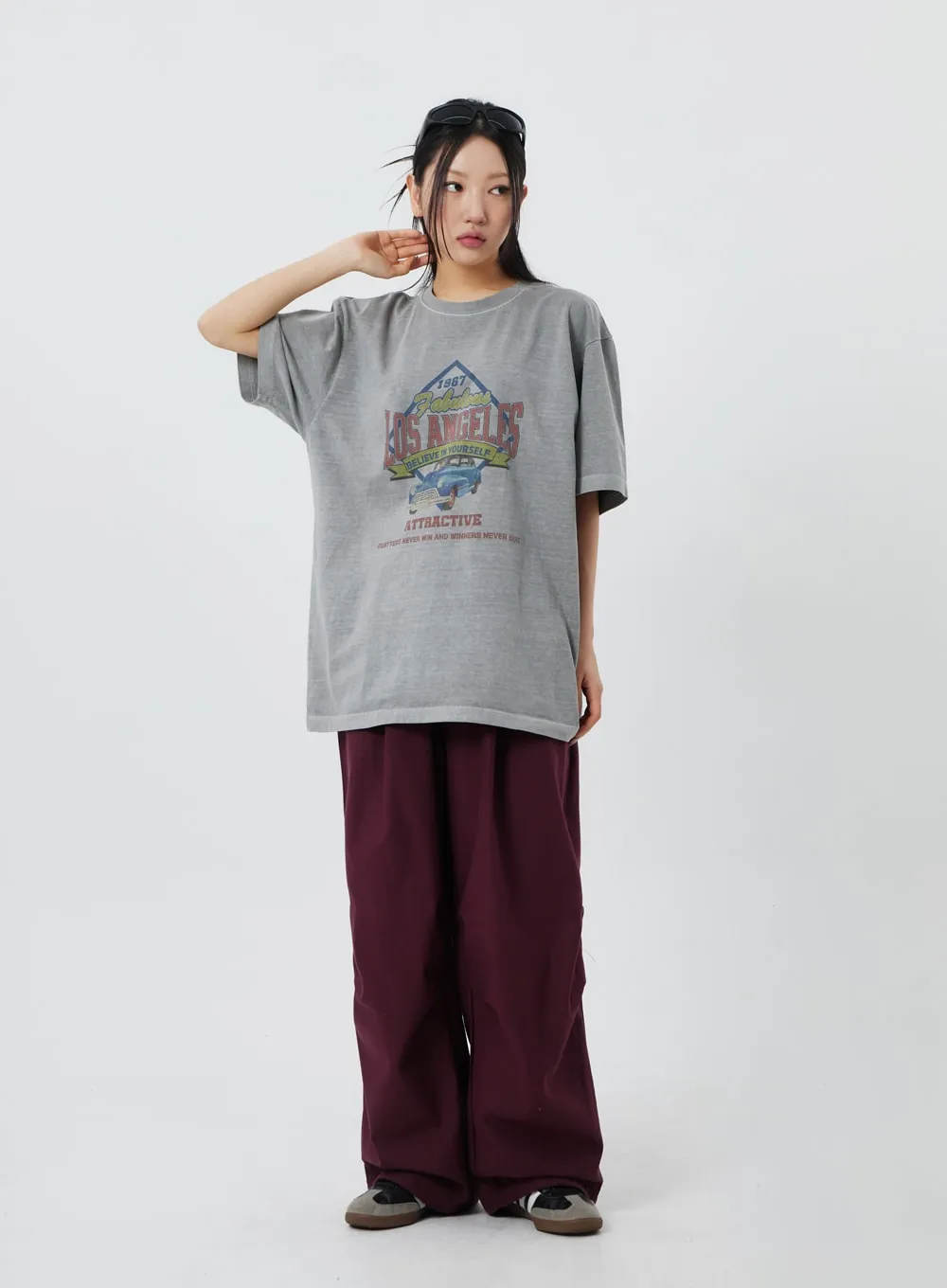 Drawstring Baggy Pants Unisex CF324