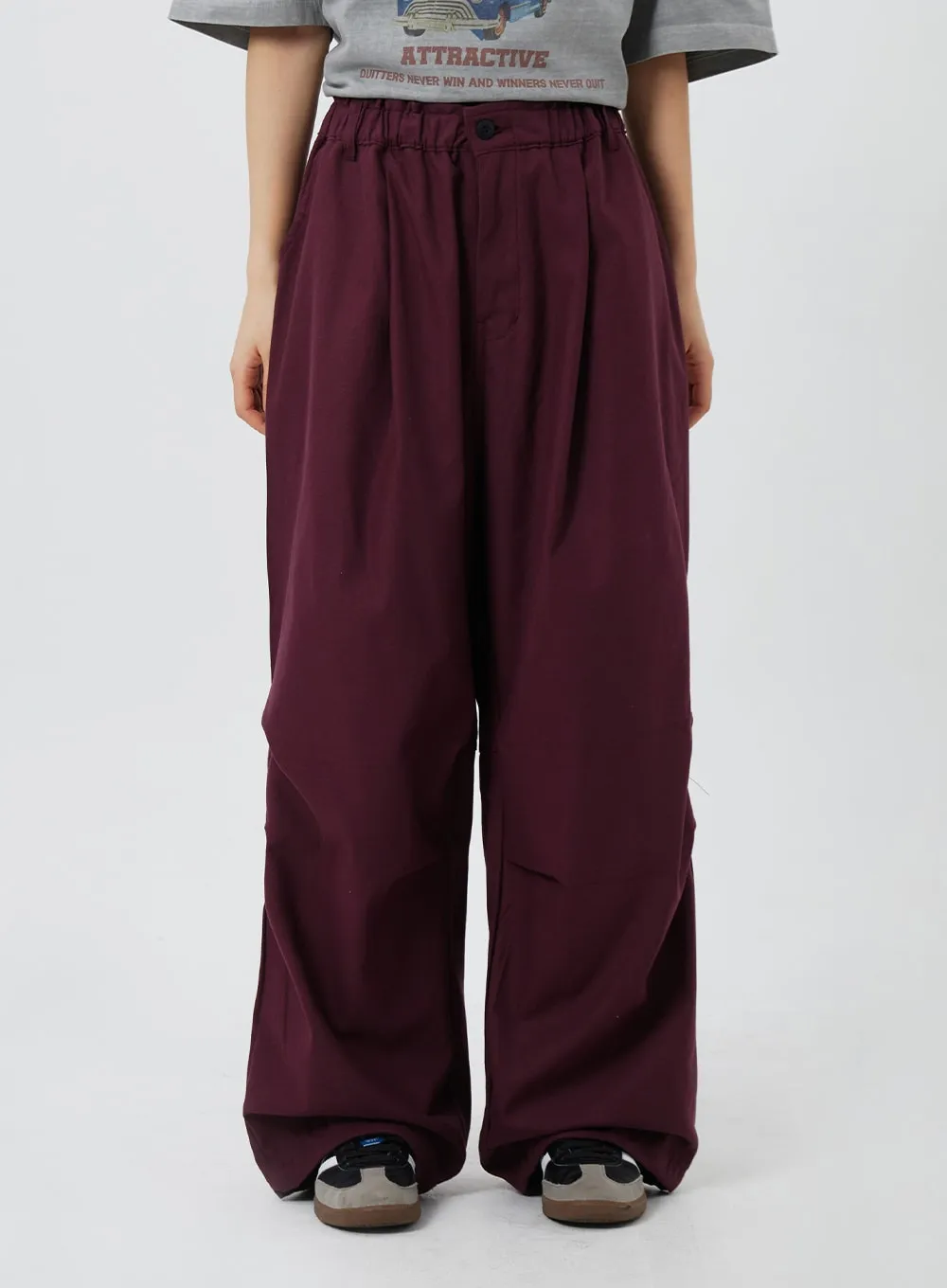 Drawstring Baggy Pants Unisex CF324