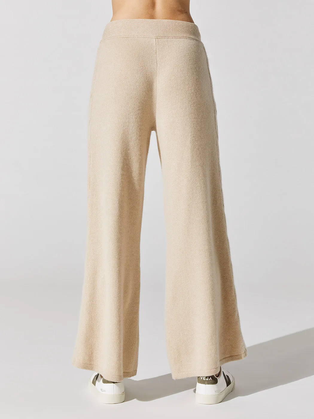 Erica Cashmere Pants - Biscuit