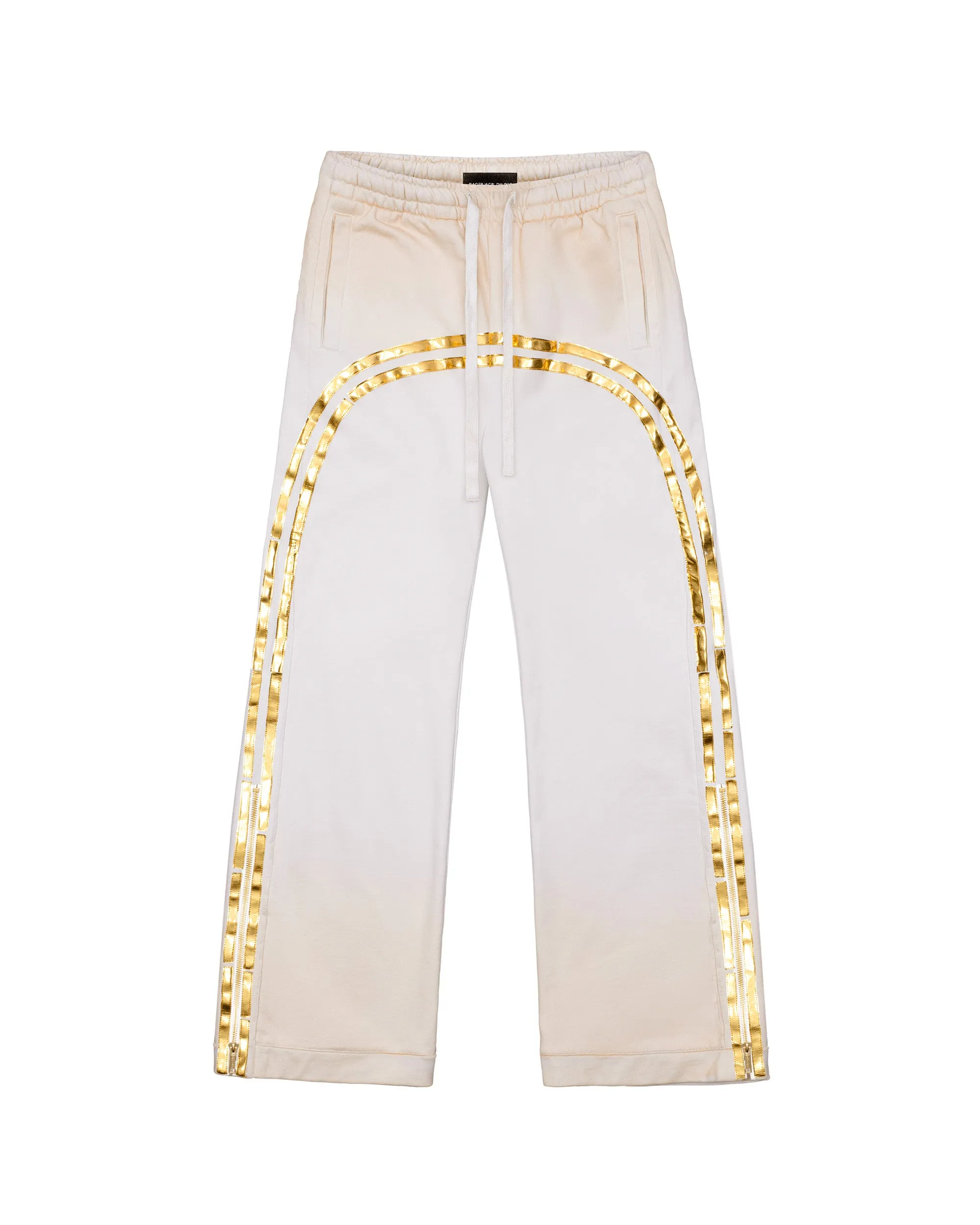 Faded Gold Track Sweatpants