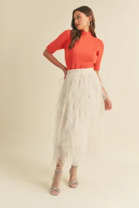 Feels Like A Dream Midi Skirt