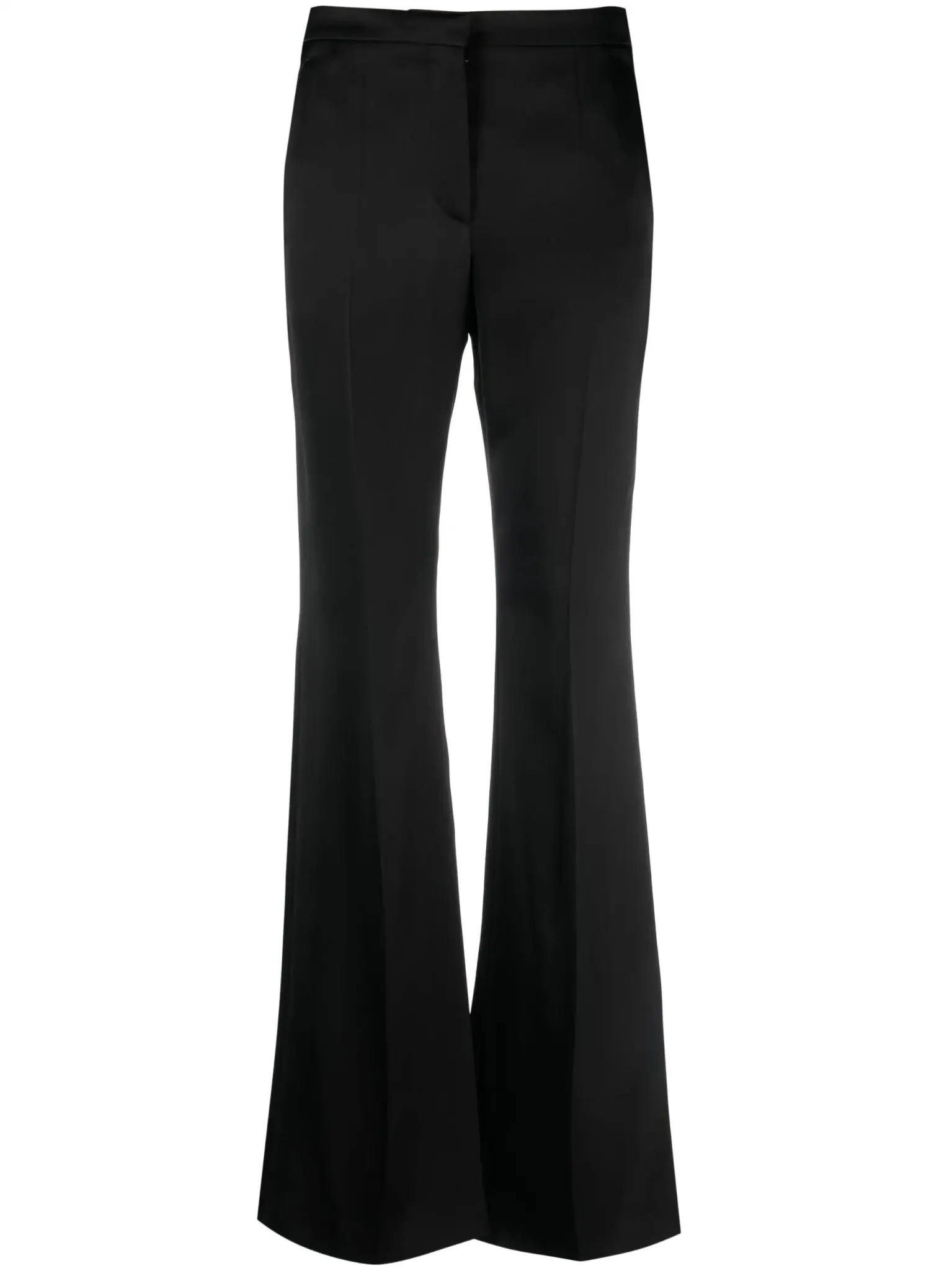 flared cotton trousers