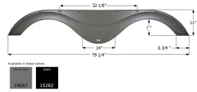 Forest River Tandem Fender Skirt FS4667