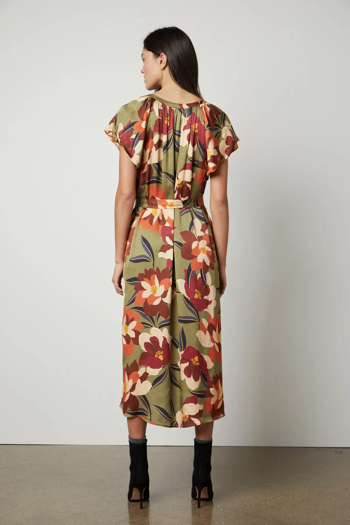 FRANCINE PRINTED MIDI DRESS