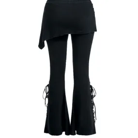 Funki Buys | Pants | Women's Gothic Lace Up Bandage Leggins