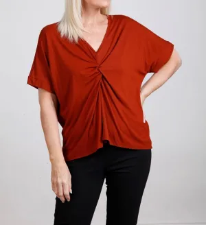 Goose Island 3349 Plain Twist Short Sleeved Top (4 Colours)