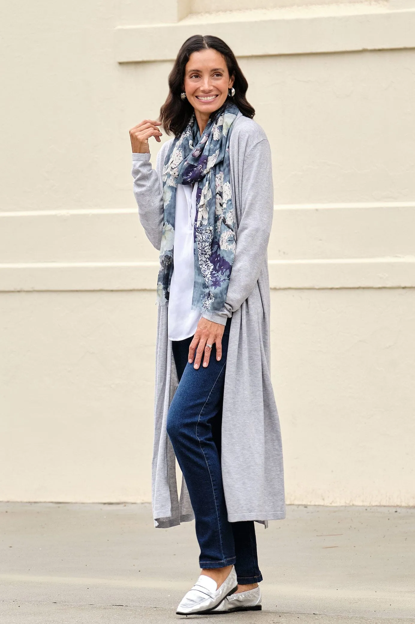 Gracelyn Cardigan Light Grey