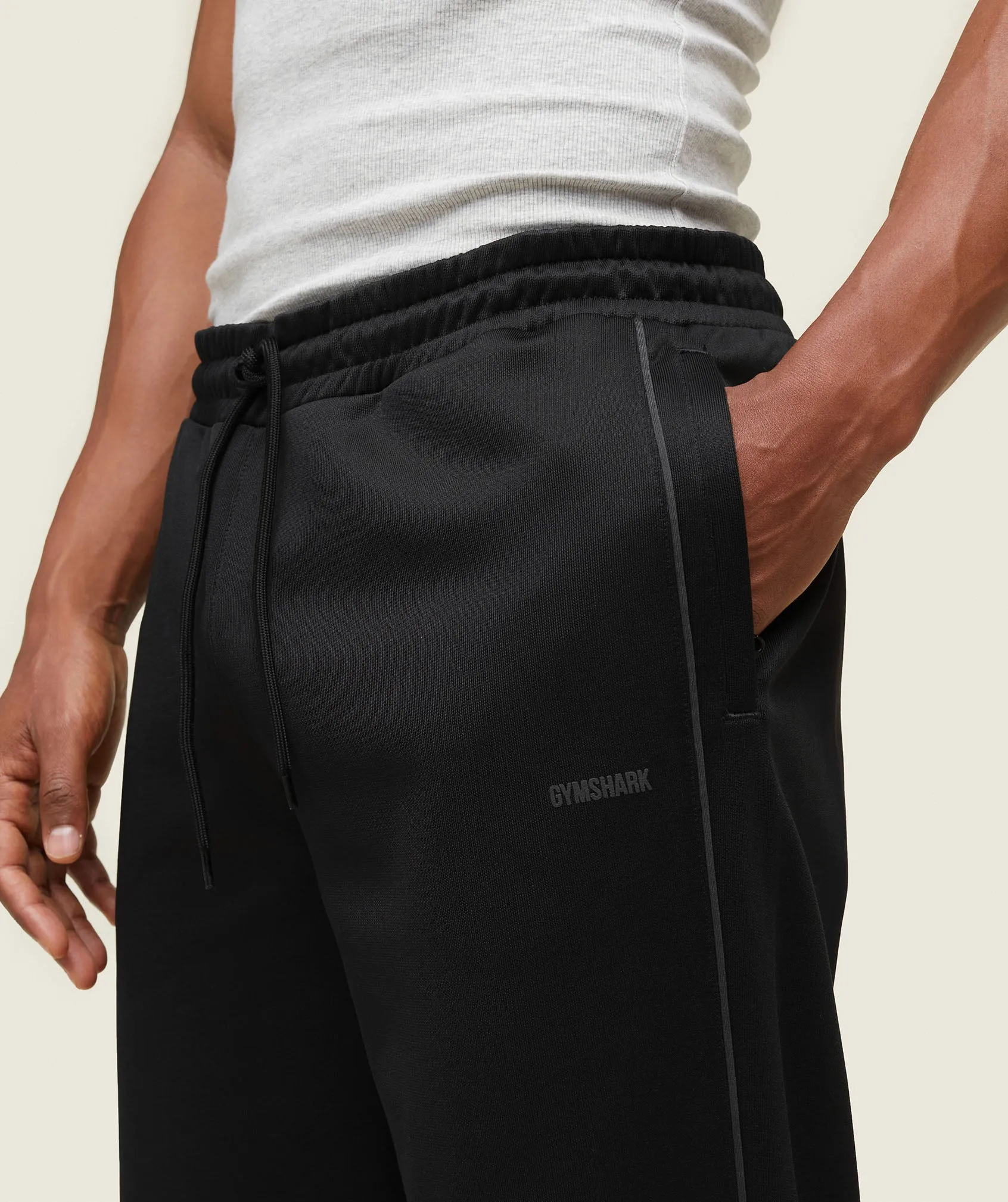 Gymshark everywear Track Pants - Black/White