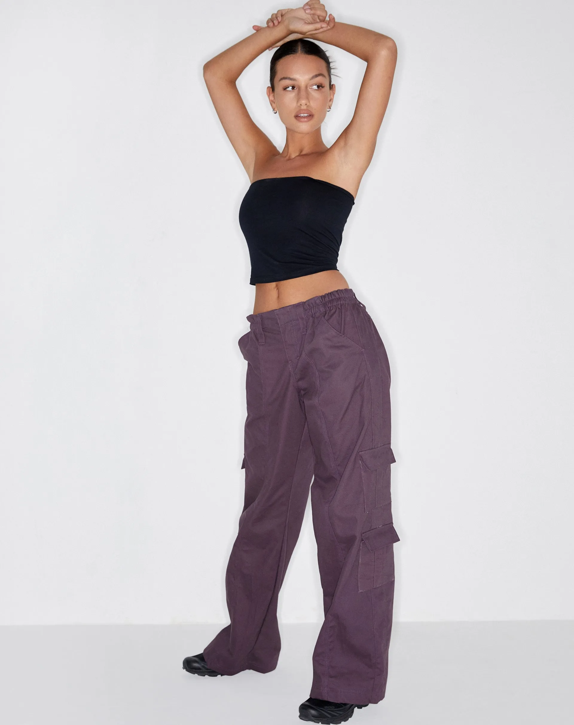 Hansa Cargo Trouser in Panama Dark Purple