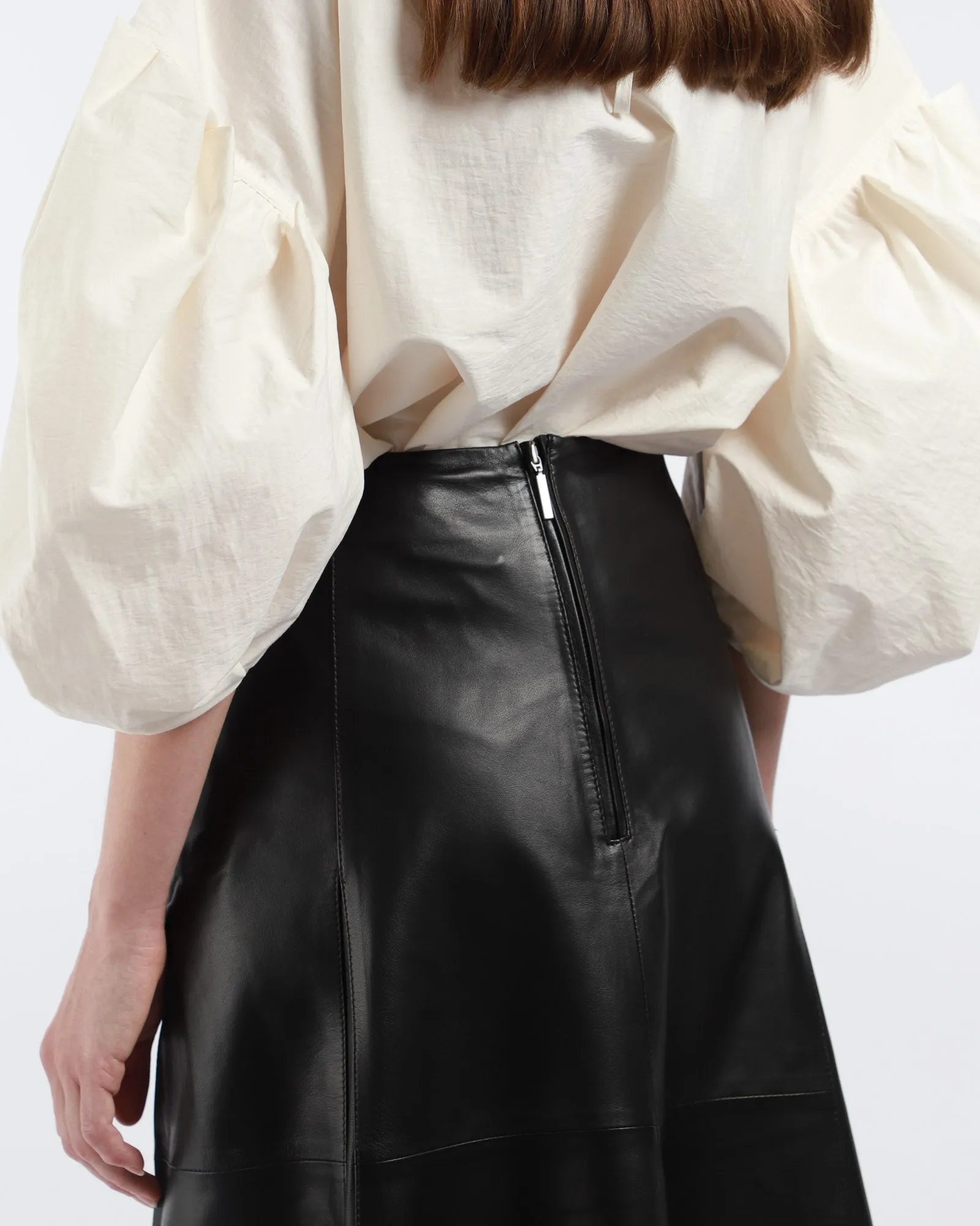 Irina Leather Skirt