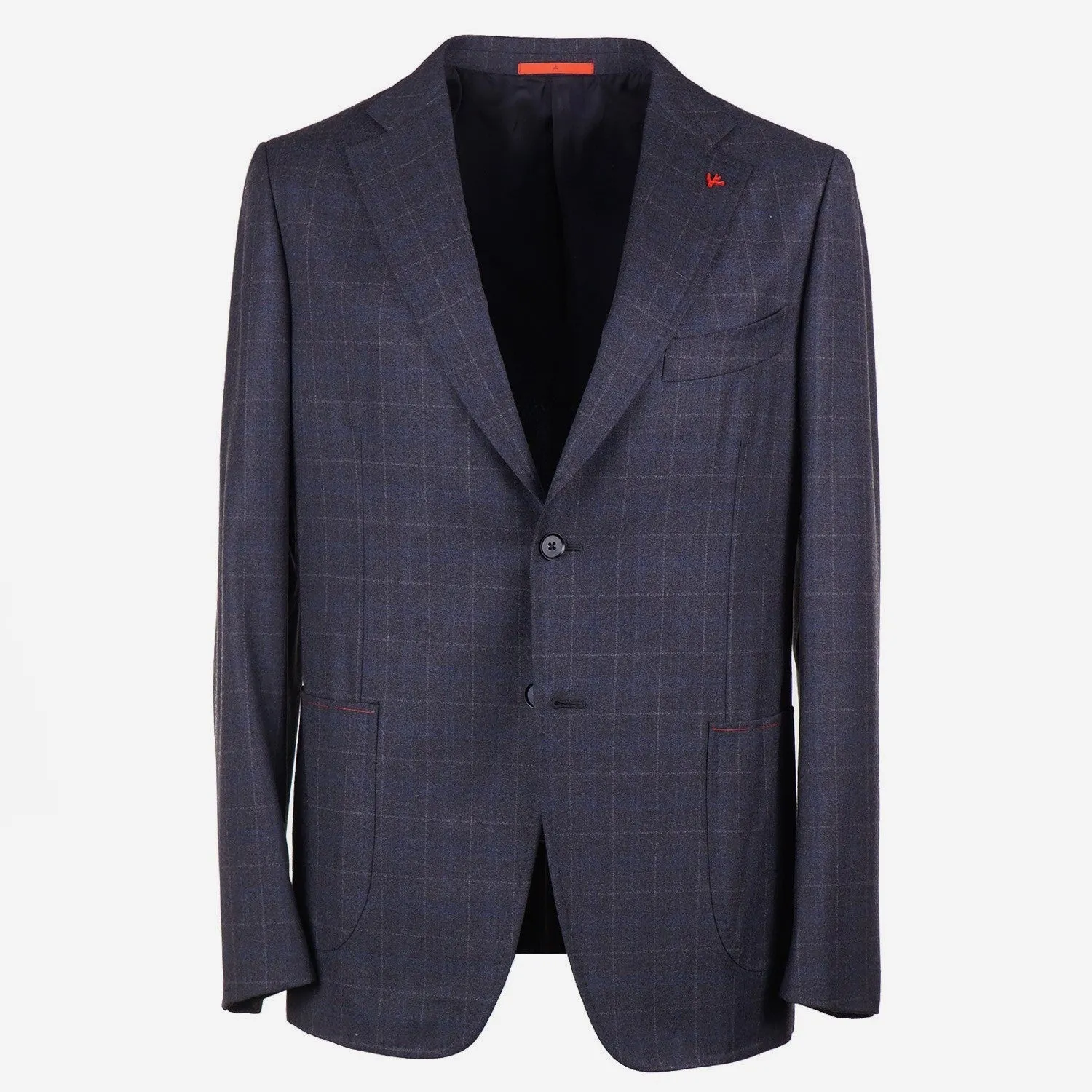 Isaia Extra-Slim Lightweight Flannel Suit