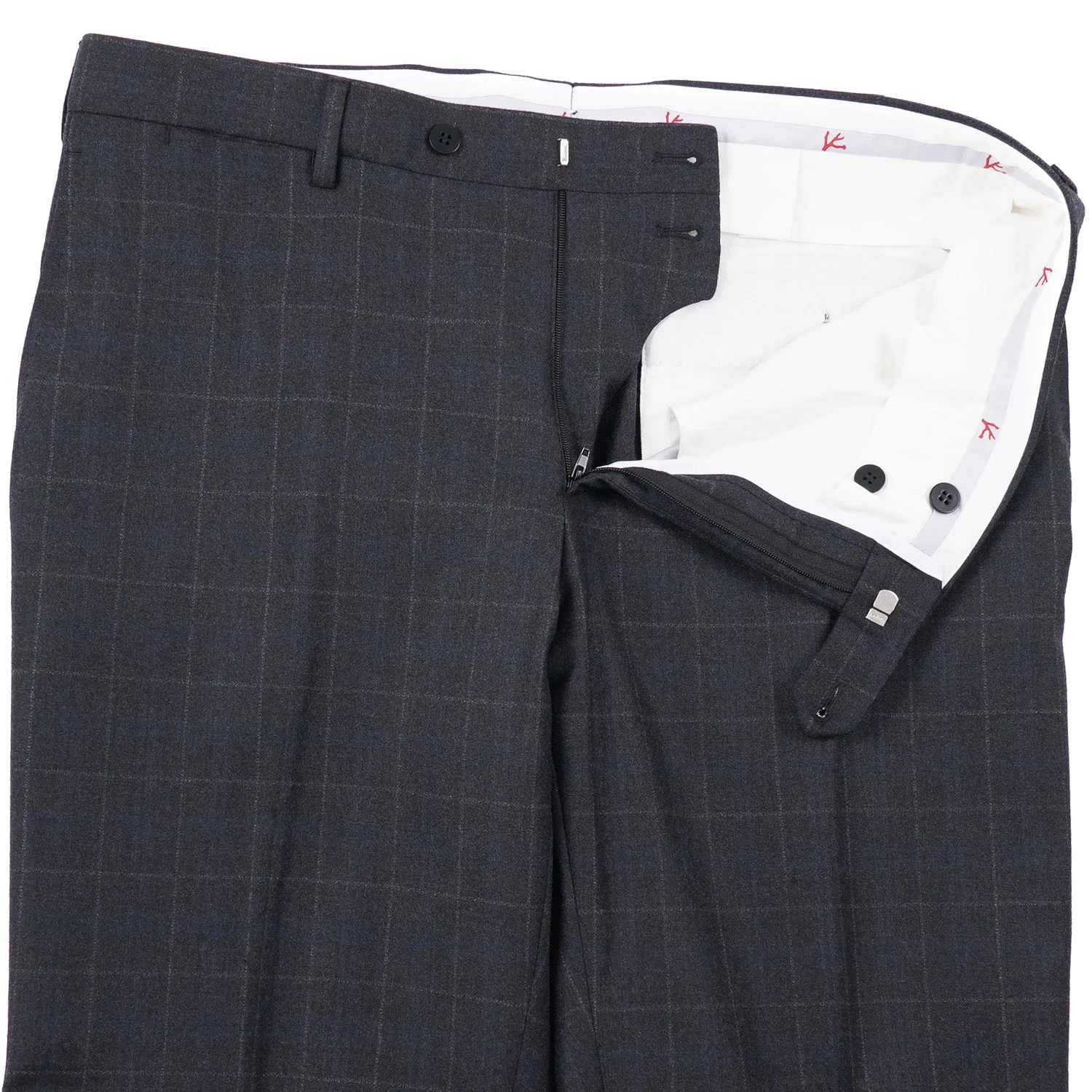 Isaia Extra-Slim Lightweight Flannel Suit