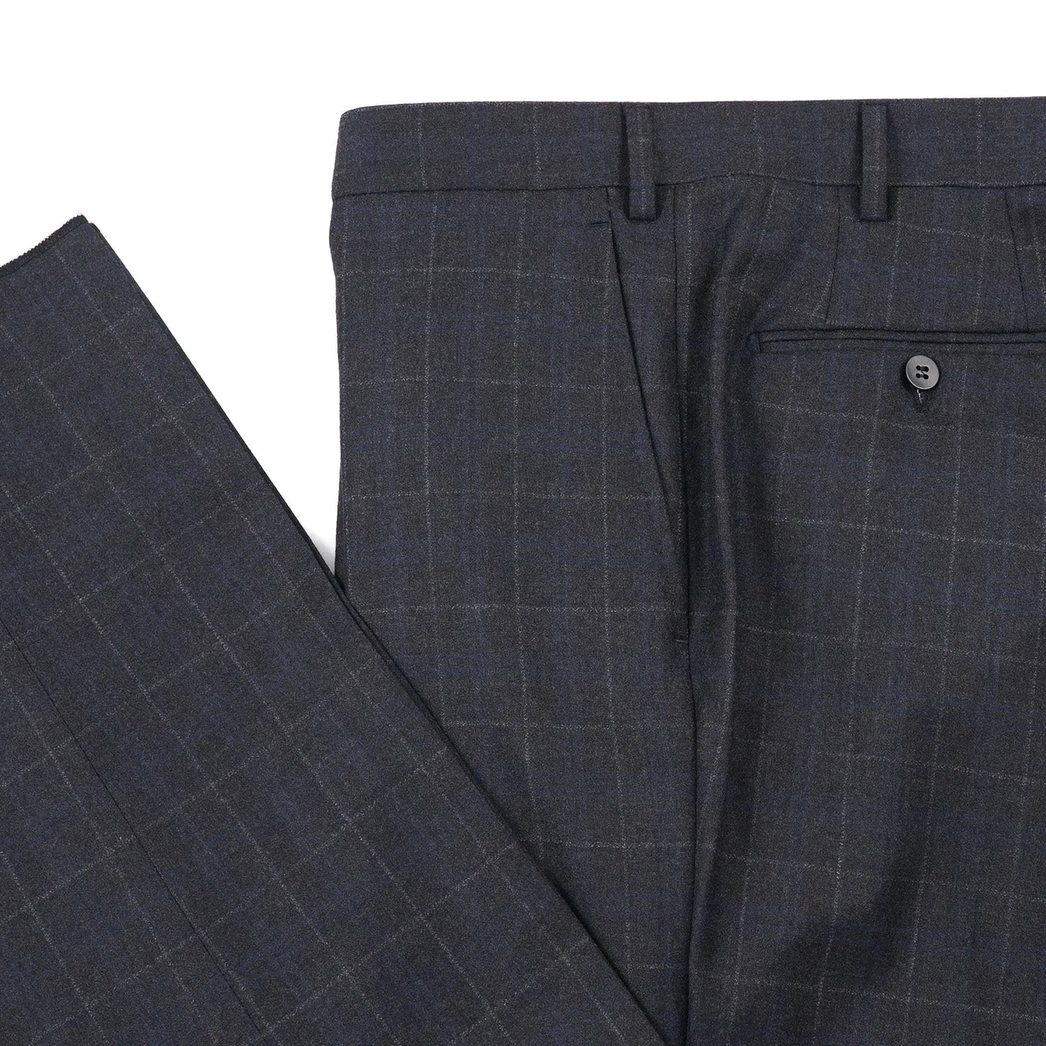 Isaia Extra-Slim Lightweight Flannel Suit