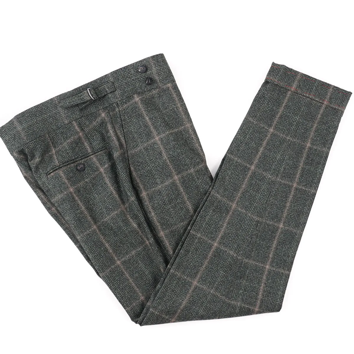 Isaia Slim-Fit Flannel 3-Piece Suit