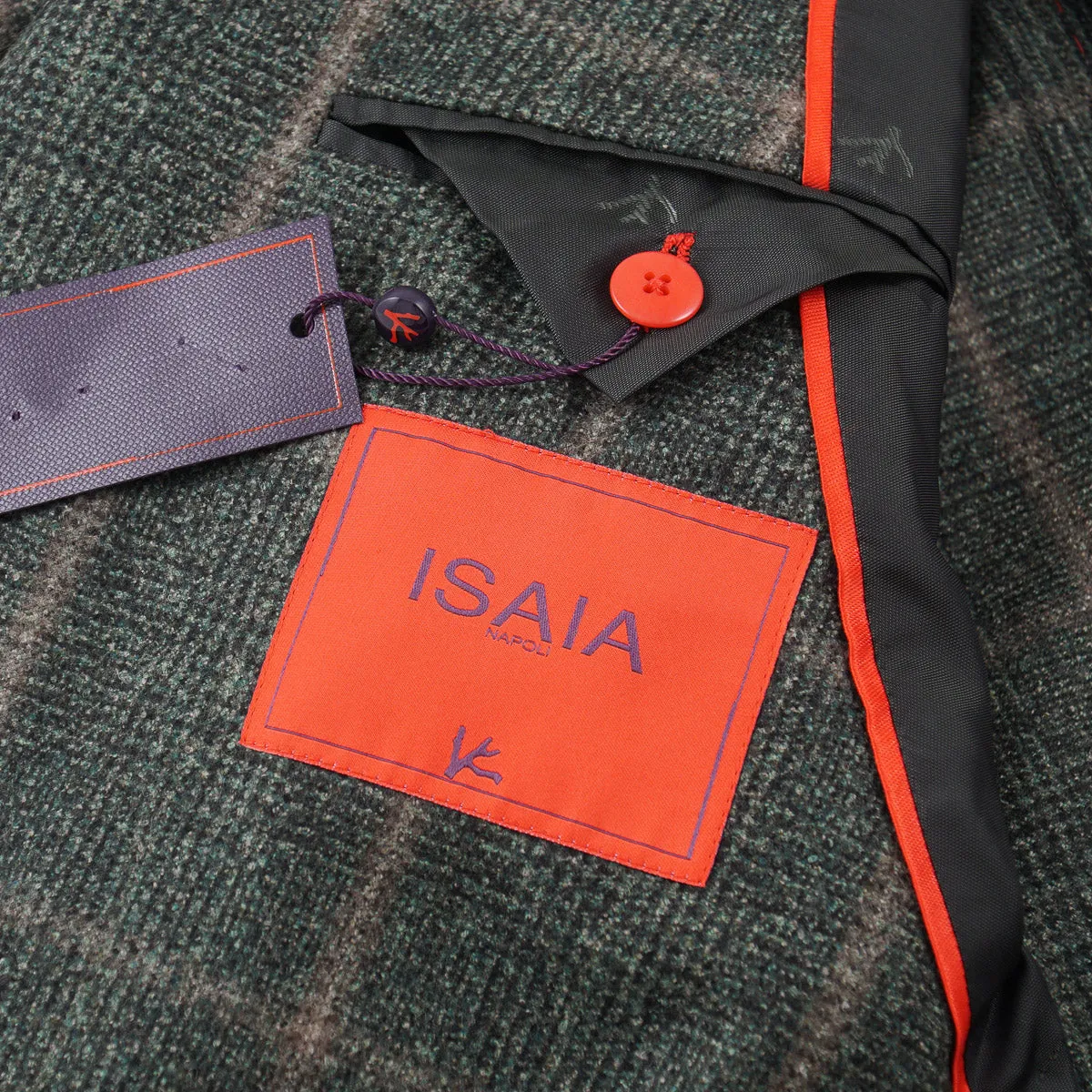 Isaia Slim-Fit Flannel 3-Piece Suit