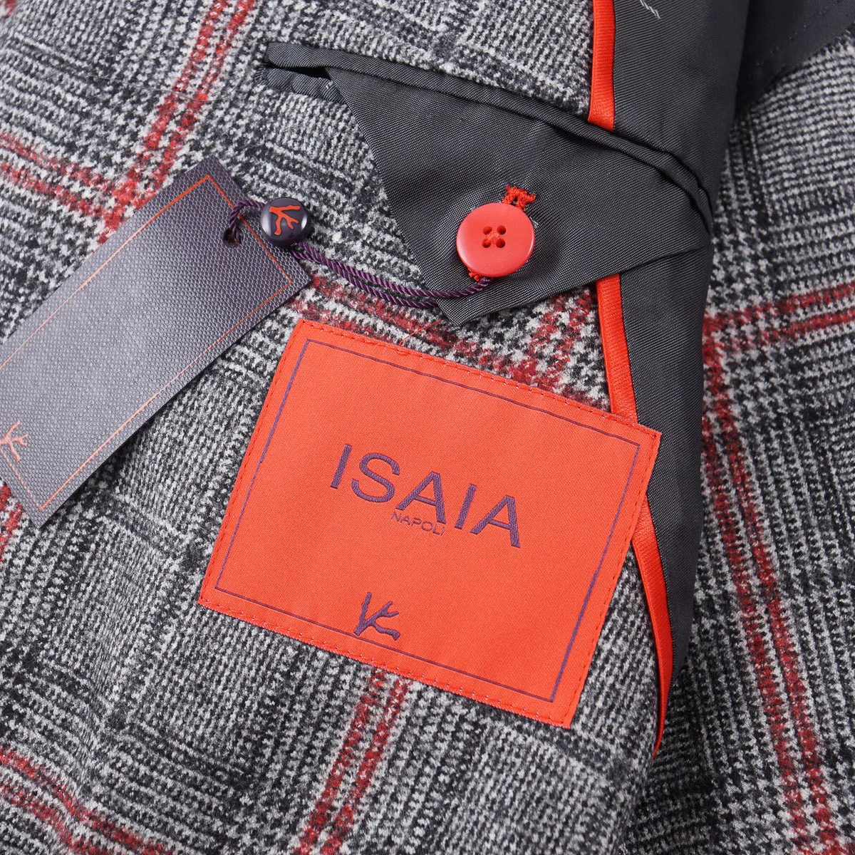 Isaia Soft Brushed Flannel Wool Suit