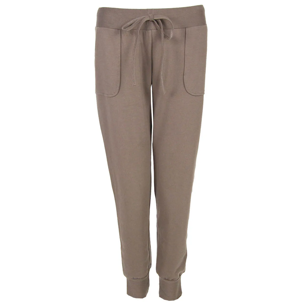 Khaki Slouchy Drawstring Pants