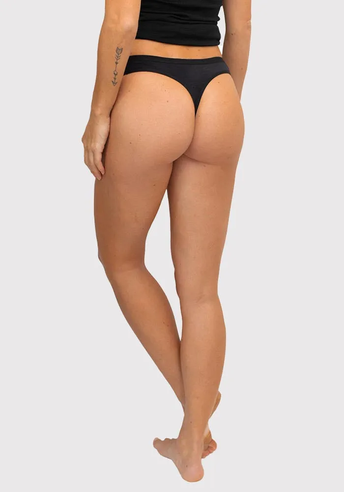 Kylie Thong Underwear - Black