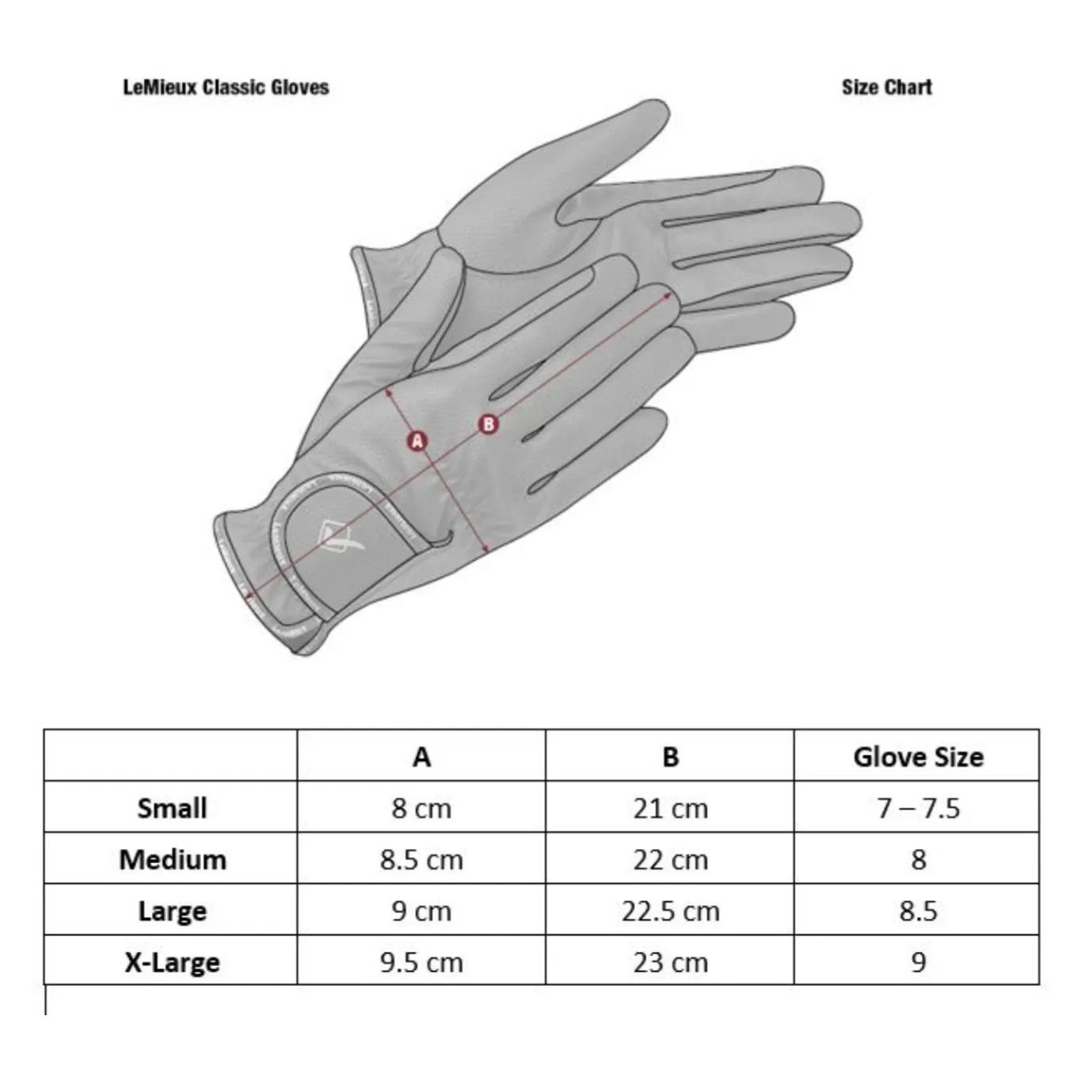 LeMieux Classic Riding Gloves