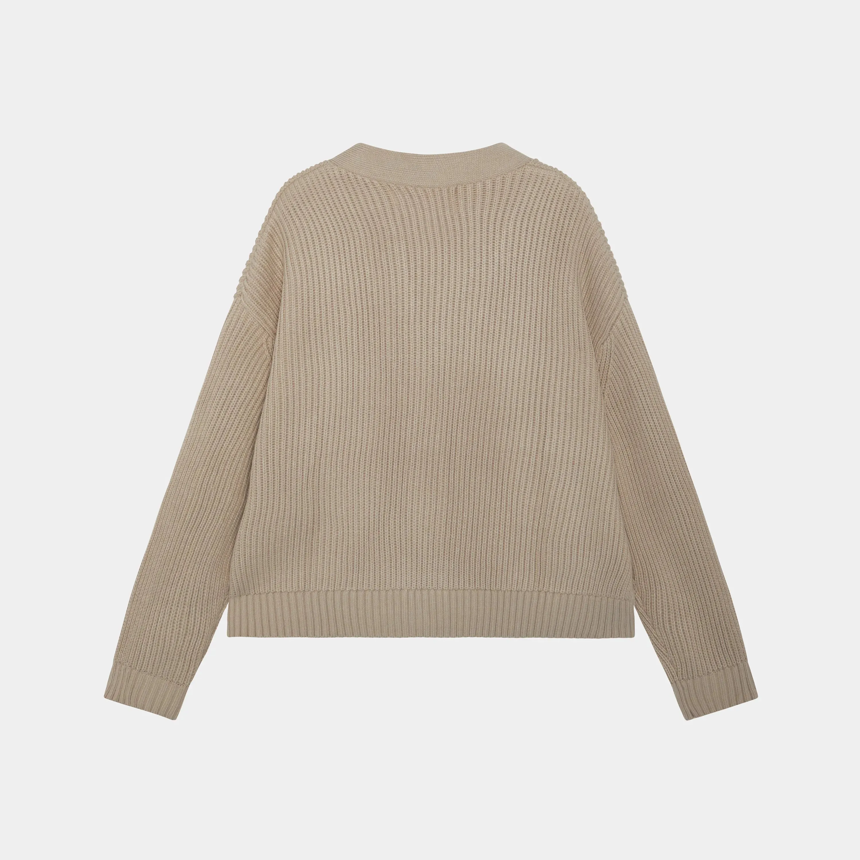 Lesh Off Sand Rib Cardigan