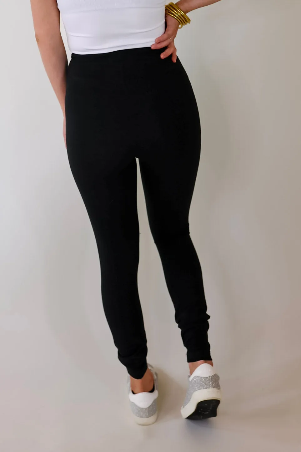 Lyssé | Classic Cotton Leggings in Black