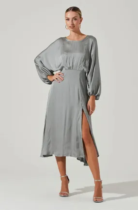 Marin Dolman Sleeve Dress - Sage